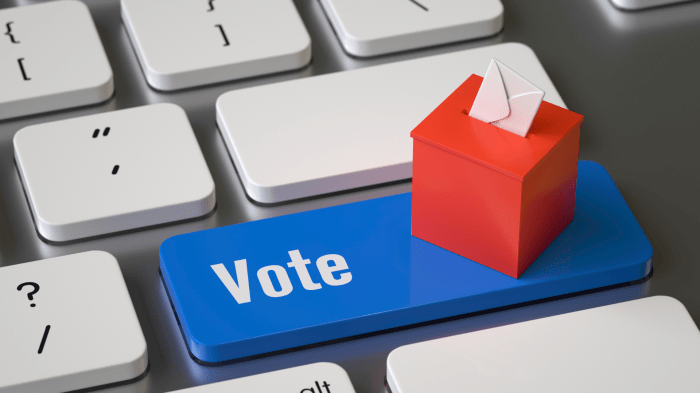 Prospective voting is characterized by