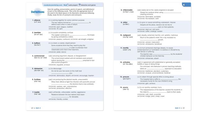 Vocabulary workshop level b unit 2 answers