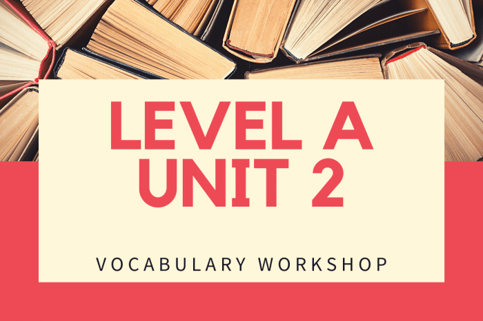 Vocabulary workshop level b unit 2 answers