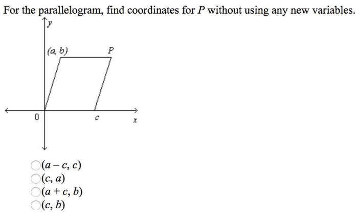 Polygons and quadrilaterals unit test part 1